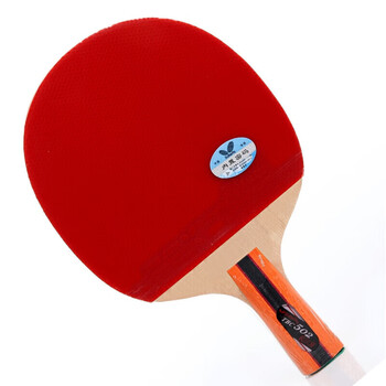 蝴蝶5星级乒乓球拍【双面反胶】专业级比赛底板502-直拍 成品拍含拍套