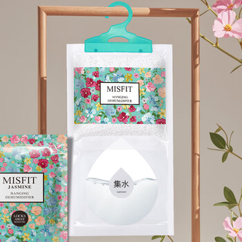 MISFIT花语除湿袋230g*12茉莉香薰干燥剂衣柜吸湿防潮空气清新剂