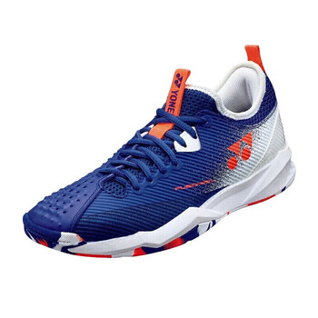 尤尼克斯网球鞋包裹舒适型网羽通用男女款SHTF4MACEX 白/品蓝 43