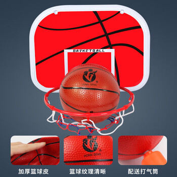 闪电客儿童男孩玩具篮球架可升降室内外篮球投篮筐架圆底座篮球架2米高