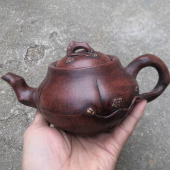 已售出）【君德】全手工梨皮朱泥摹古紫砂茶壺– Cha-Tailor Tea