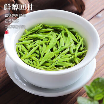 西湖说龙井茶豆香250g明前绿茶新茶春茶头采嫩芽礼盒高端茶叶自己喝送礼