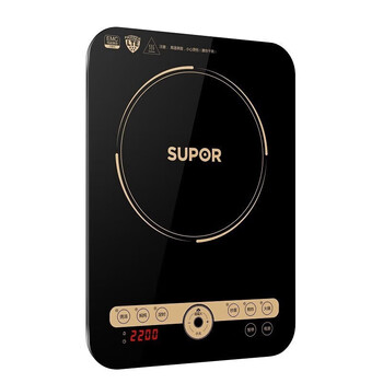 苏泊尔（SUPOR）电磁炉家用大功率多功能炒菜煲汤火锅电磁灶智能触控定时10档火力C22-IH91【配汤锅炒锅】