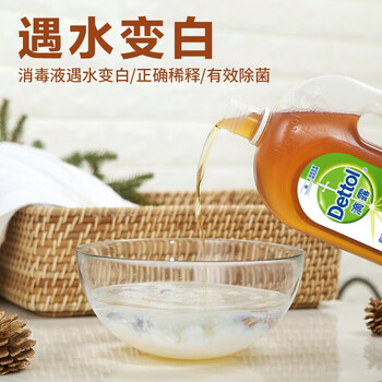 滴露洗衣消毒液衣物消毒水750mL*2 除螨 家居宠物地板衣物杀菌	