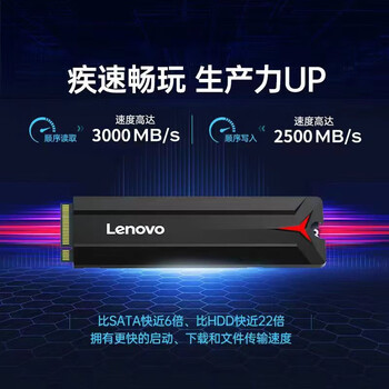 联想（Lenovo）2TB SSD固态硬盘m.2接口(NVMe协议)SL700 PCIe3.0 台式机笔记本通用