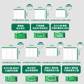 伽玛季铵盐湿巾50抽/包*3包杀菌消毒热轧布速干 车载婴儿车护理床适用