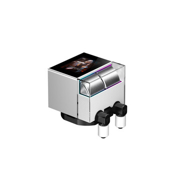 超频3（PCCOOLER）DS360 ARGB 屏显 白色一体式CPU水冷散热器 温度显示/2.4吋IPS液晶屏/ARGB冷头/支持1700/AM5