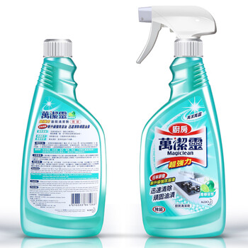 花王（KAO）厨房油污清洁剂青拧芳香500ml*2瓶（原装进口 去重油清洁剂）