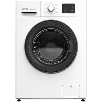 威力（WEILI）滚筒洗衣机 8KG全自动 超薄机身一级能效 高温除菌15分钟快洗 XQG80-1016PX送装一体
