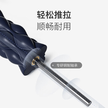 Keep狼牙棒按摩棒滚轮轴细小腿肌肉筋膜放松深度全身按摩器 暗夜蓝