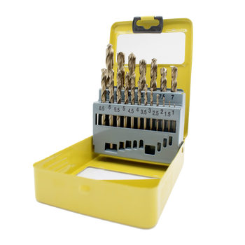 方大王麻花钻套装高速钢含钴麻花金属铁皮开孔钻头19件套装手电钻台钻用