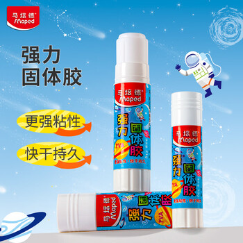 马培德（Maped）强力固体胶 PVA固体胶棒10g 高粘度快干持久耐用胶棒 学生儿童手工DIY制作生活办公用品 747110CH