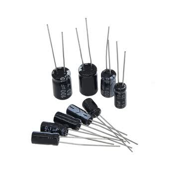 诺然自配电子元件包  直插铝电解电容包0.22uf-470uf 12种 共120只