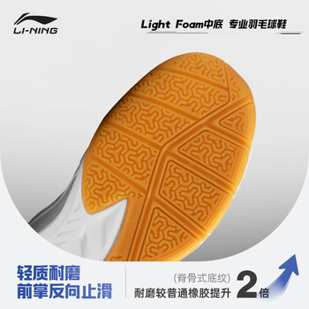 李宁（LI-NING）羽毛球鞋男女情侣款火箭鞋网球鞋乒乓球鞋贴地飞行运动鞋