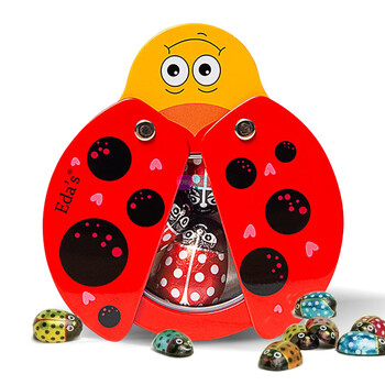 艾达的世界 巧克力 意大利进口 edas七星瓢虫巧克力 牛奶巧克力儿童