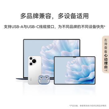 华为全能充多口充电器(Max100W)含6A数据线 3C认证 适用华为手机Mate70/Pura 80系列笔记本电脑 华为全能充多口充电器(Max100W)含6A数据线 3C认证 适用华为手机Mate70/Pura 80系列笔记本电脑