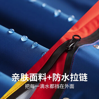 琴飞曼雨衣儿童雨衣长款全身连体防水男女童学生晴雨两用雨披浅粉&玫瑰粉L