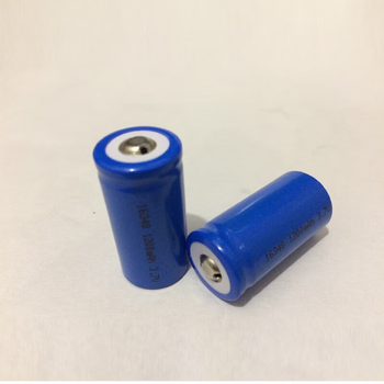  熙久阳 ICR16340强光电筒激光绿/红外线售楼笔 3.7V 充电锂电池蓝色1000容量（10个）
