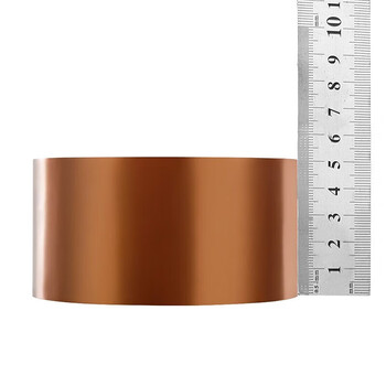 迪麦佳 0.06mm厚耐高温金手指胶带50mm*33m1卷 茶色防爆胶带线路电池包扎聚酰亚胺胶带 