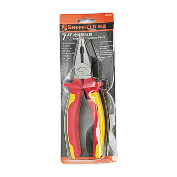 钢盾 SHEFFIELD S046011 绝缘钢丝钳7英寸