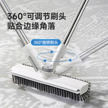 美丽雅地刷刮水刷地洗地硬毛缝隙瓷砖浴室厕所长柄地板清洁刷