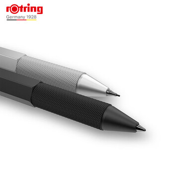 红环（rOtring）圆珠笔 600系列 多功能按压式自动铅笔三合一 蓝色单支装 德国高颜值专业绘图笔