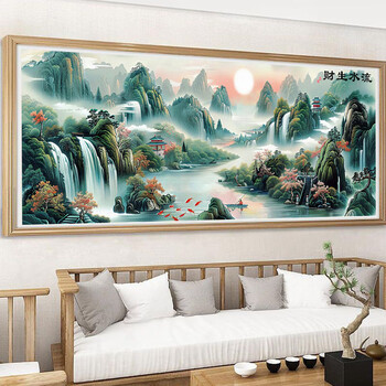 十字绣迎客松聚宝价格报价行情- 京东