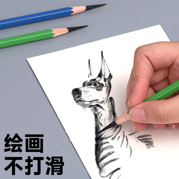 青竹画材（CHINJOO）炭笔软中硬炭美术专用素描铅笔10支混合速写硬碳绘画艺考生专业工具青竹炭笔美术写生画画笔