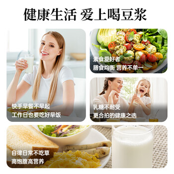 冰泉豆浆纯豆浆粉108克高蛋白非转基因冲饮谷物营养早餐健身代餐