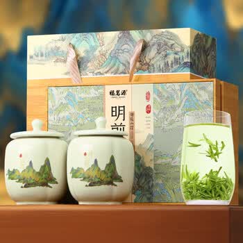福茗源绿茶 特级龙井茶叶 豆香型明前2026新茶嫩芽春茶叶礼盒送长辈250g