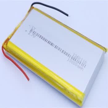 鑫凯辰  1260110聚合物锂电池电芯3.7V通用充电宝内置大容量10000mah 毫安加保护板出2.54插头线