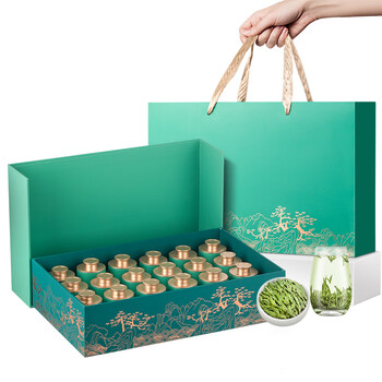 福东顺特级龙井绿茶明前新茶嫩芽高档茶叶礼盒180g送礼送长辈佳品
