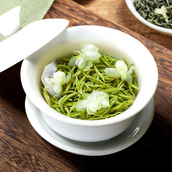 赛天王茶叶茉莉飘雪 新茶绿茶原料茉莉花茶500g袋装