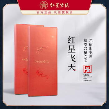 80年代 中国 安徽省 宣紙 玉版 四尺 二層 夾宣 33枚