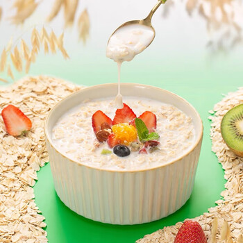 鲜丰春五白谷物即食麦片900克减糖无肥精专用食品糖尿糖人冲泡即食早餐