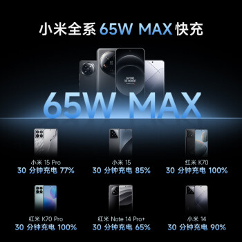 CUKTECH酷态科65W三口氮化镓充电器USB/Type-C快充头适用PD20W苹果16小米/华为/三星/Macbook/笔记本电脑