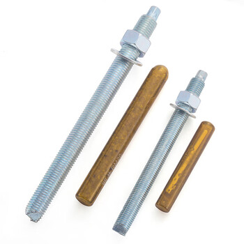 天猴 化学螺栓 化学锚栓 化学膨胀螺丝化学膨胀螺栓锚栓药剂彩锌 10*130（2套）4.8级化学锚栓