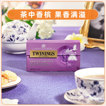 川宁(TWININGS)大吉岭红茶 波兰红茶25袋 茶叶茶包袋泡茶办公室下午茶独立茶包 川宁(TWININGS)大吉岭红茶 波兰红茶25袋 茶叶茶包袋泡茶办公室下午茶独立茶包
