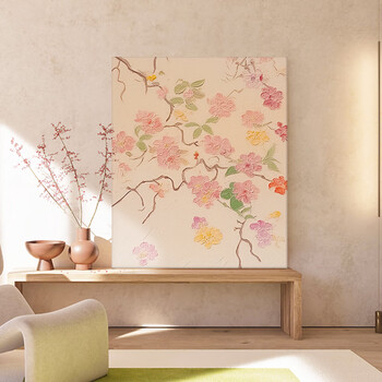 抽象花油画- 京东