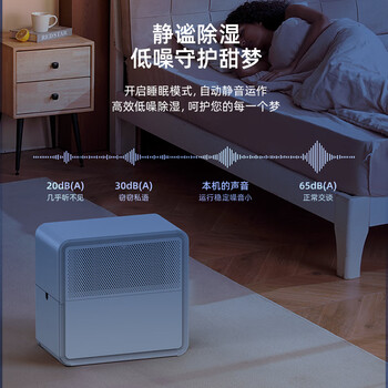 艾普莱斯（AIRPLUS）除湿机/抽湿机  回南天卧室出租屋家用轻音吸湿器  8L/天2-20㎡【轻音低噪】