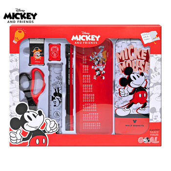 迪士尼（Disney）文具礼盒套装 小学生一年级幼儿园学习用品礼盒儿童大礼包 男孩女孩生日礼物小学生 米奇DM0011M1