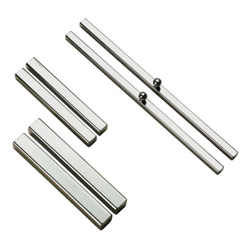 漢墨  白铁105镇尺 镇纸金属压尺文镇学生用带袋子携带方便2支装 文房四宝毛笔书法宣纸用品