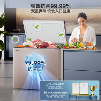 海信（Hisense）200升单温家用冰柜一级能效减霜节能大冷冻BD/BC-200ZNUB