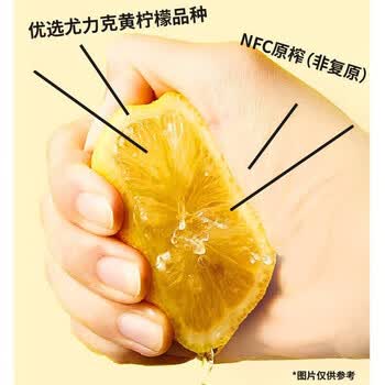 柠檬共和国（Lemon Republic）冷榨柠檬液柠檬果汁饮料维C下午茶果汁居家囤货大容量480g/袋*3袋