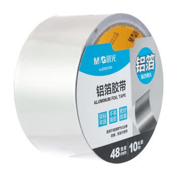 晨光（M&G）(M&G)文具 铝箔胶带 加厚隔热管道隔热密封 厨房灶台防水防油 48mm*10m*60um 单卷装 AJD957DR