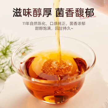 茶马世家安化黑茶正宗金花茯砖2013年陈湖南特产茶叶礼物免切颗粒罐装200g