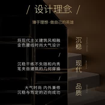 英雄（HERO）臻系列【臻荣】铱金笔墨水礼盒套装高端钢笔  商务签字礼物F尖黑金色JD