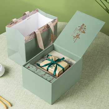 明前龍井 ギフトボックス 2缶入り 明前龙井礼盒- 京东