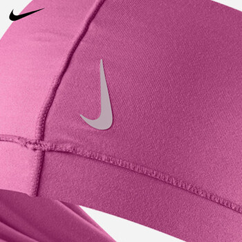 耐克（NIKE）宽发带头套运动健身吸汗导汗带居家户外紫粉N1004287643OS 