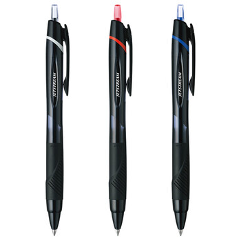 uni三菱（uni）JETSTREAM系列按动原子笔SXN-150 顺滑学生办公圆珠笔0.7mm 黑杆红芯 3支